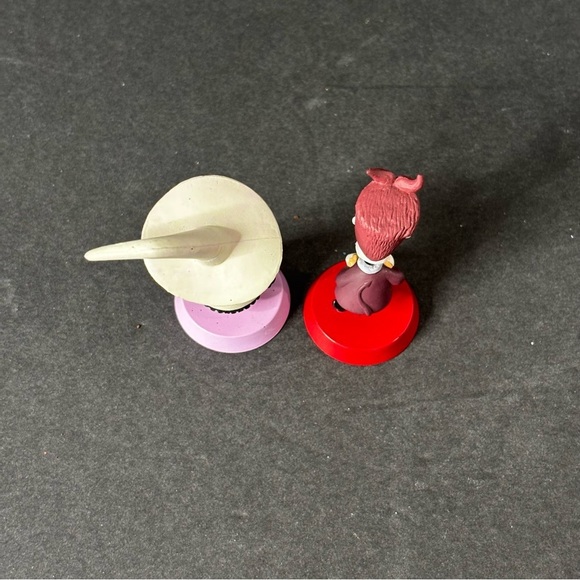 2 Pcs Lock And Shock Bobblehead Characters From The Nightmare Before Christmas - Picture 4 of 10